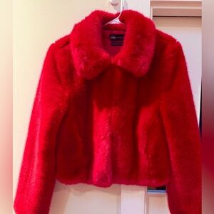 Cherry Red 🍒 - Teddy Jacket